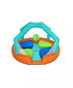 PARCO ACQUATICO GONFIABILE CON KIT COMPLETO BESTWAY "H2OGO DODGE & DRENCH" 450X450X268 CM - COD. 53383